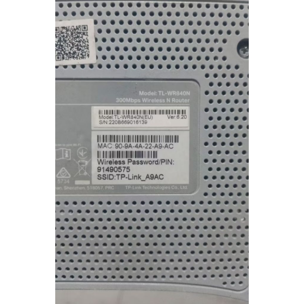 TP-LINK TL_wr840N V6.20