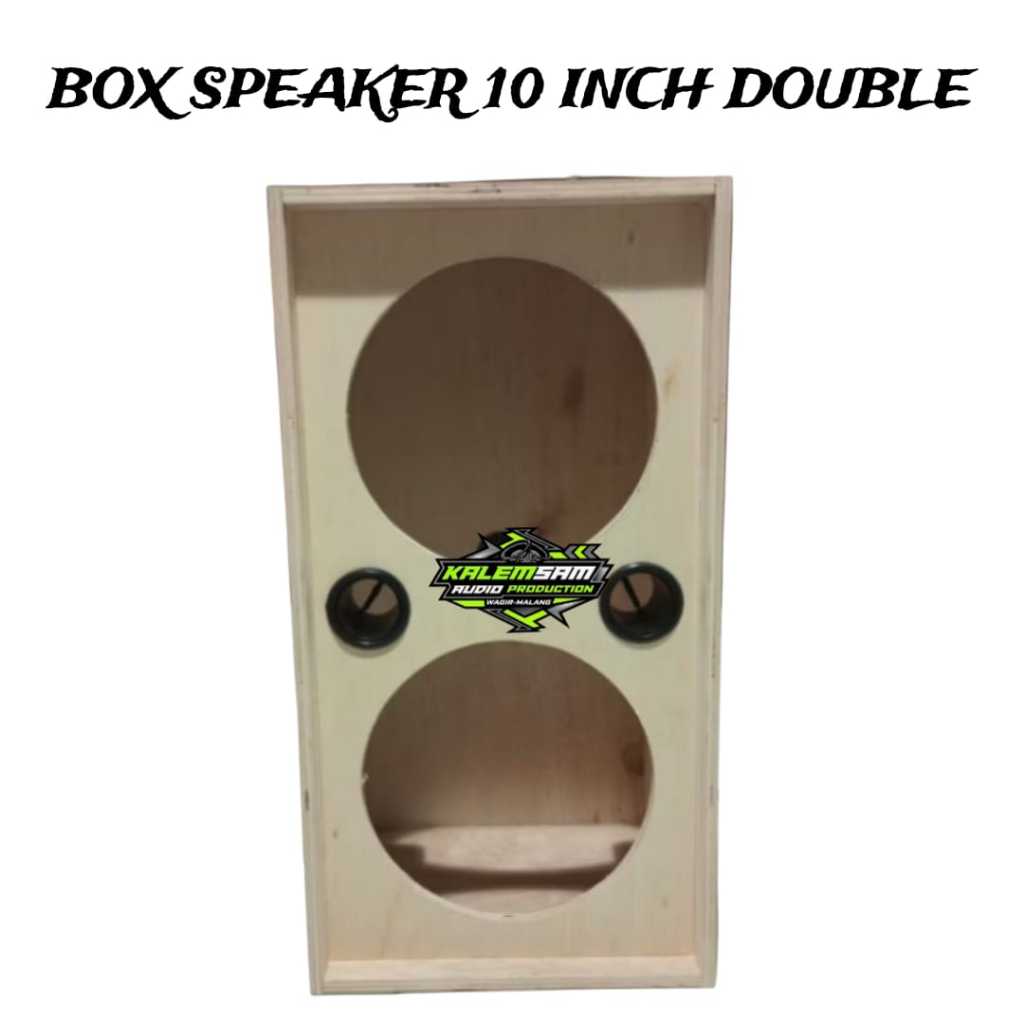 Box Speaker 10 inch double murah tebal triplek 12 mm