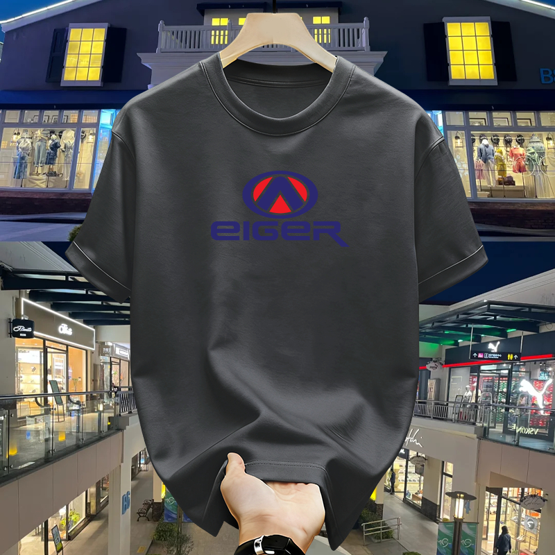 EIGER Kaos Pria 100% Cotton Original – Kaos Katun Adem Nyaman Daily Wear