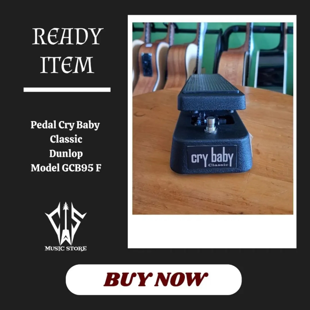 Pedal Gitar Dunlop Cry Baby Classic Wah GCB95F