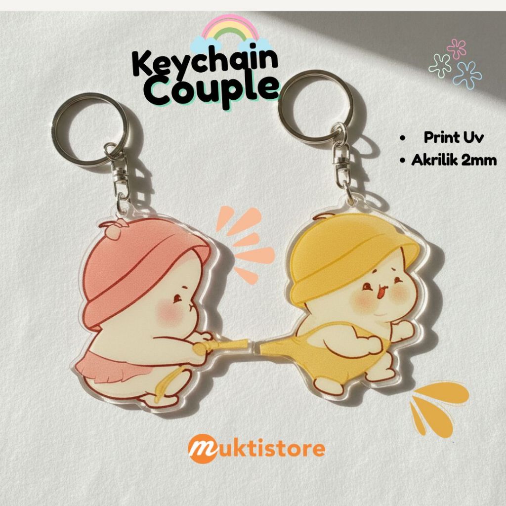 Gantungan Kunci Couple Keychain couple gantungan hp dan tas