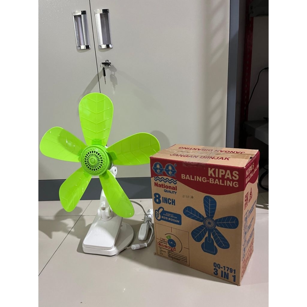 KIPAS JEPIT QQ 8INC QQ1791 3 IN 1 KIPAS BALING BALING QQ 8 INC QQ-1791 GARANSI RESMI
