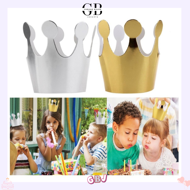 gbj - Mahkota Ulang Tahun/ Topi Mahkota Mini Ulang Tahun / Topi Ultah Dewasa