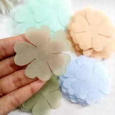 Kelopak bunga organza/payet/kebaya/gaun/murah/jahit