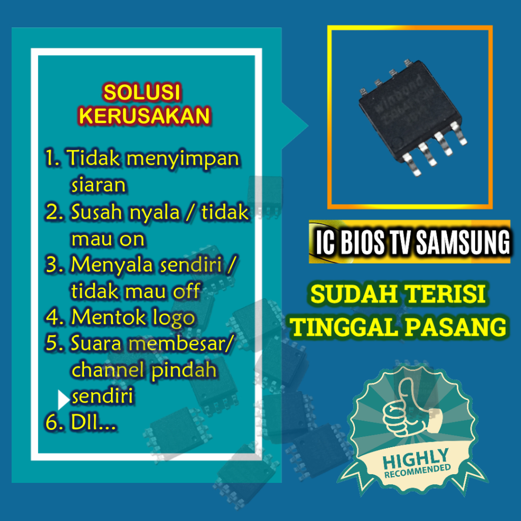 Firmware Samsung UA24H4003 UA 24H4003 IC memory bios