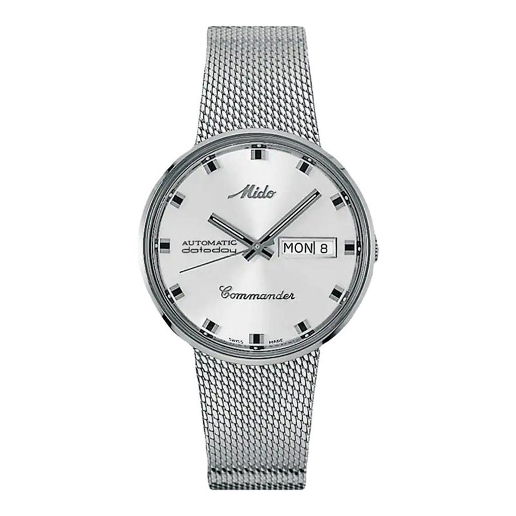 Jam Tangan Pria MIDO Commander M8429.4.21.13 1959 Dateday Automatic Silver