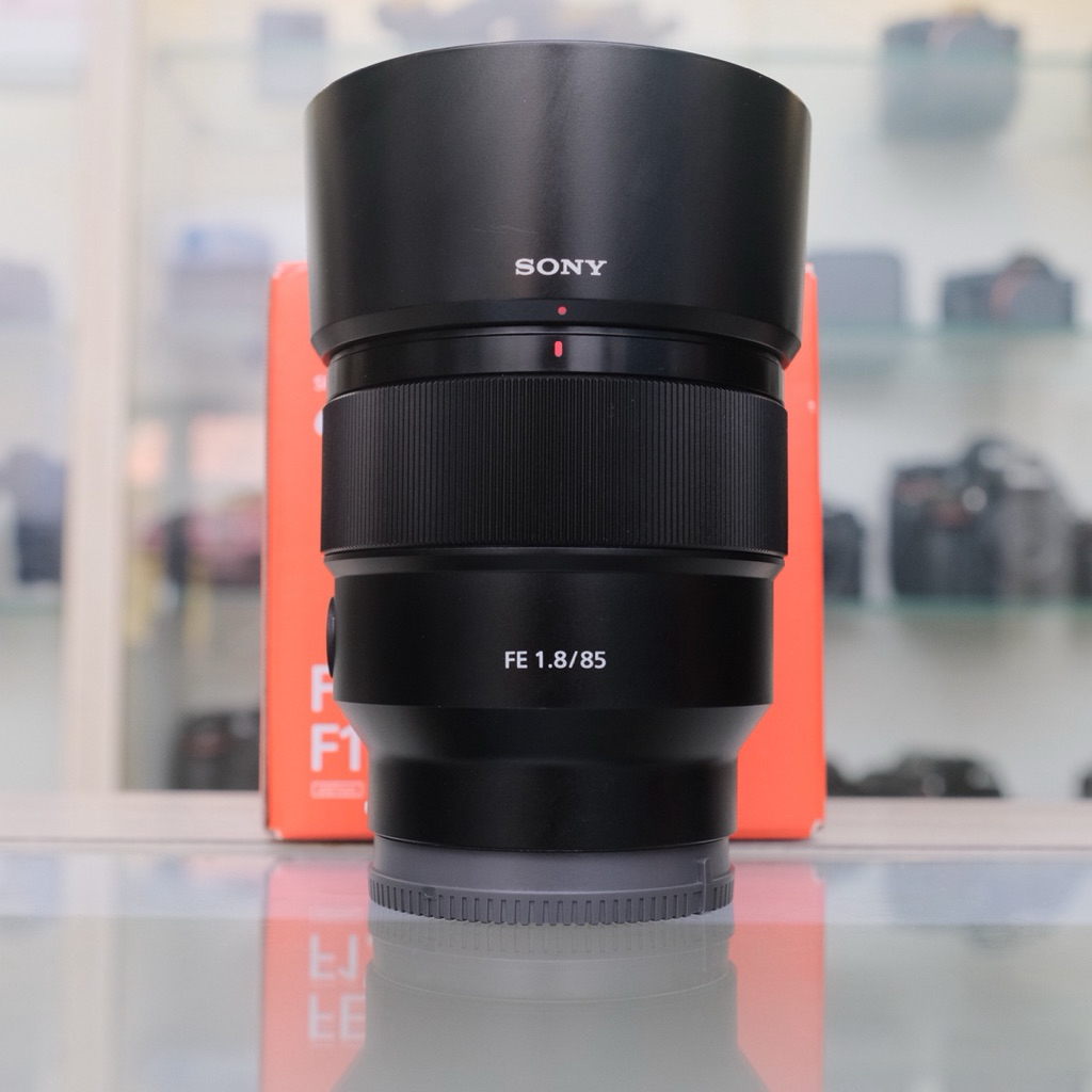 Lensa fix sony Fe 85mm f1.8 fullset box