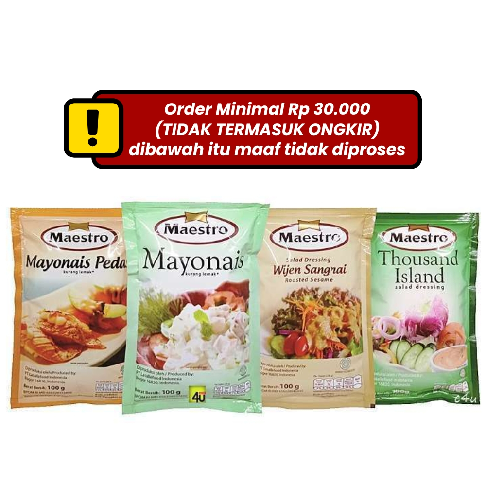 Maestro Mayonaise Sachet 100gr