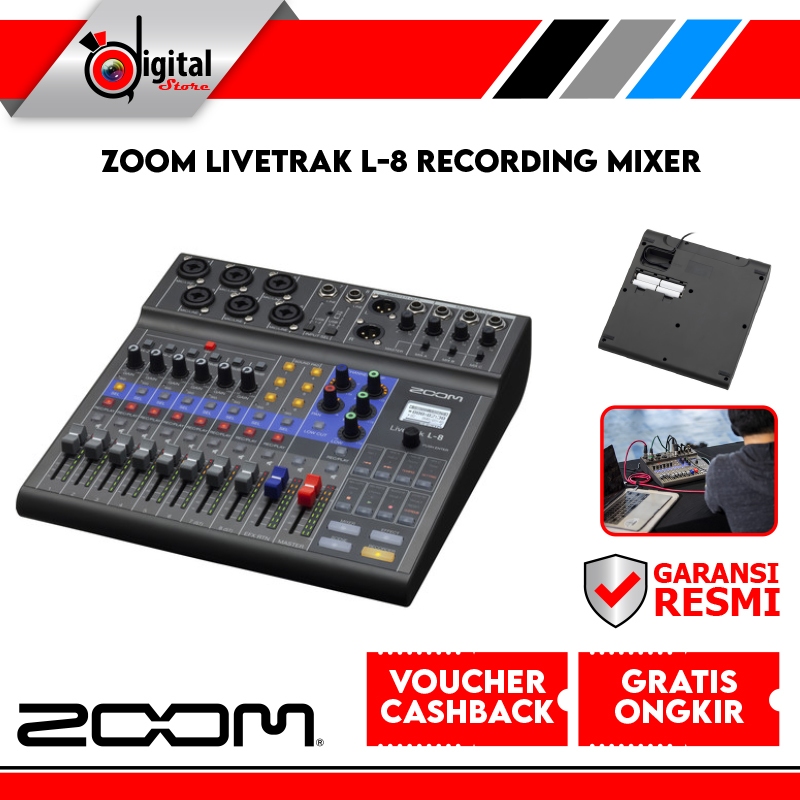 Zoom LiveTrak L-8 Recording Mixer