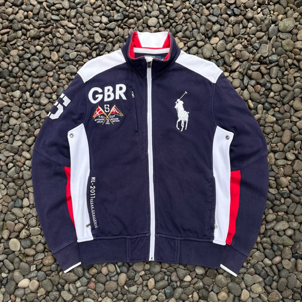 SPORT JACKET POLO R.L GBR EMBROIDERY RARE ITEM