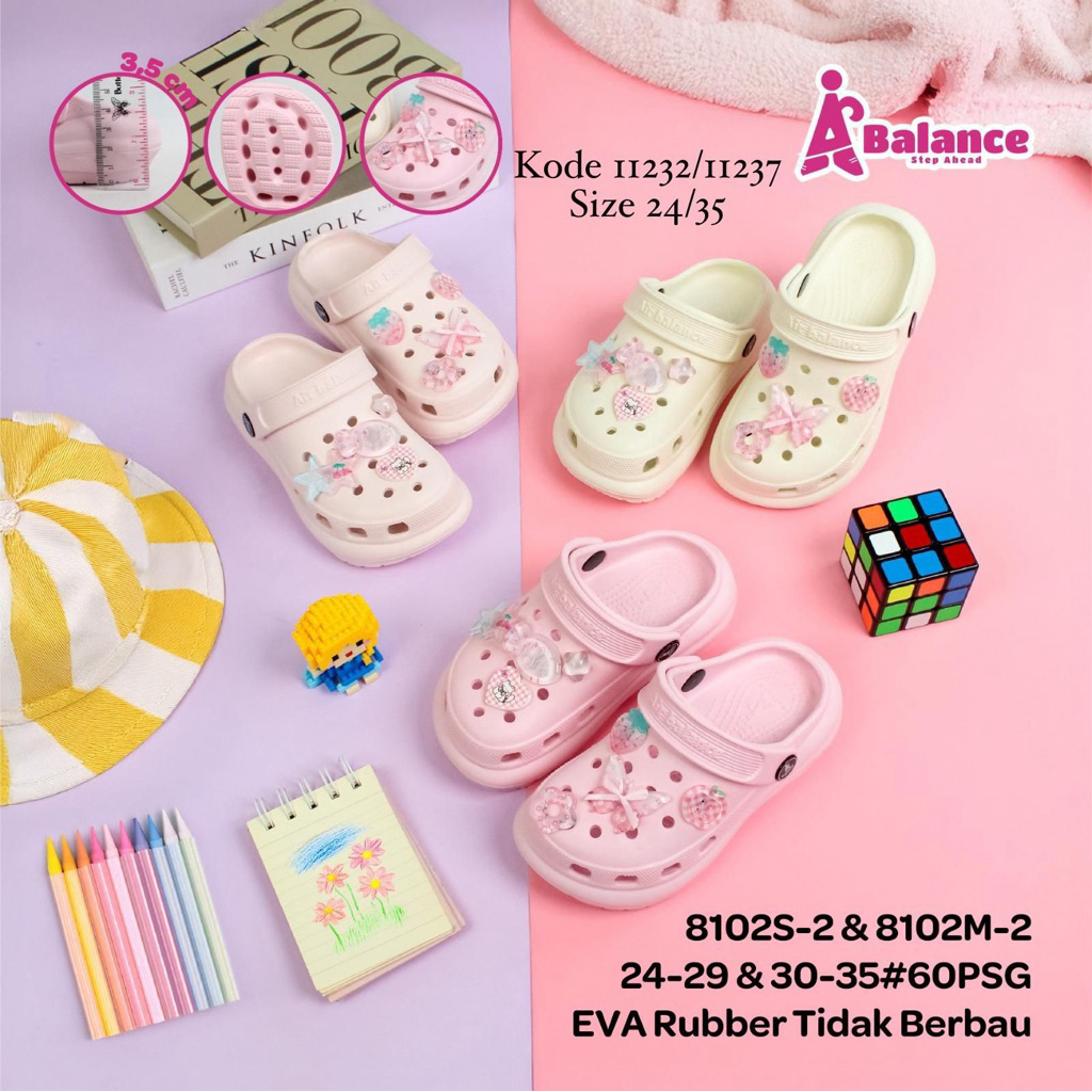 BALANCE BAIM KUPU IKAN - SENDAL HARIAN ANAK