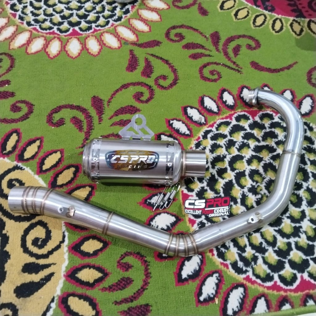 KNALPOT Racing solo style Cs pro original mx 135 mx king satria fu sonic supra GT-R