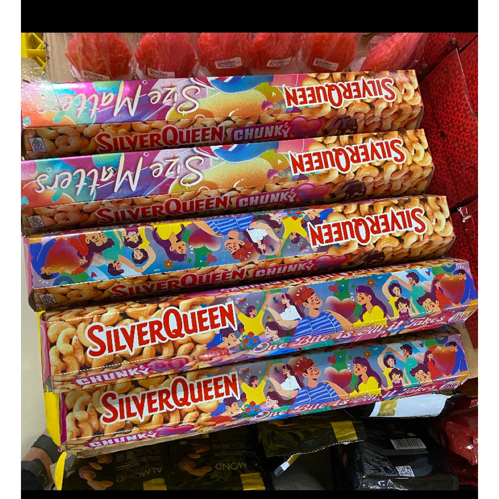 Coklat silverqueen 1 kg valentine / coklat super jumbo 1 kg