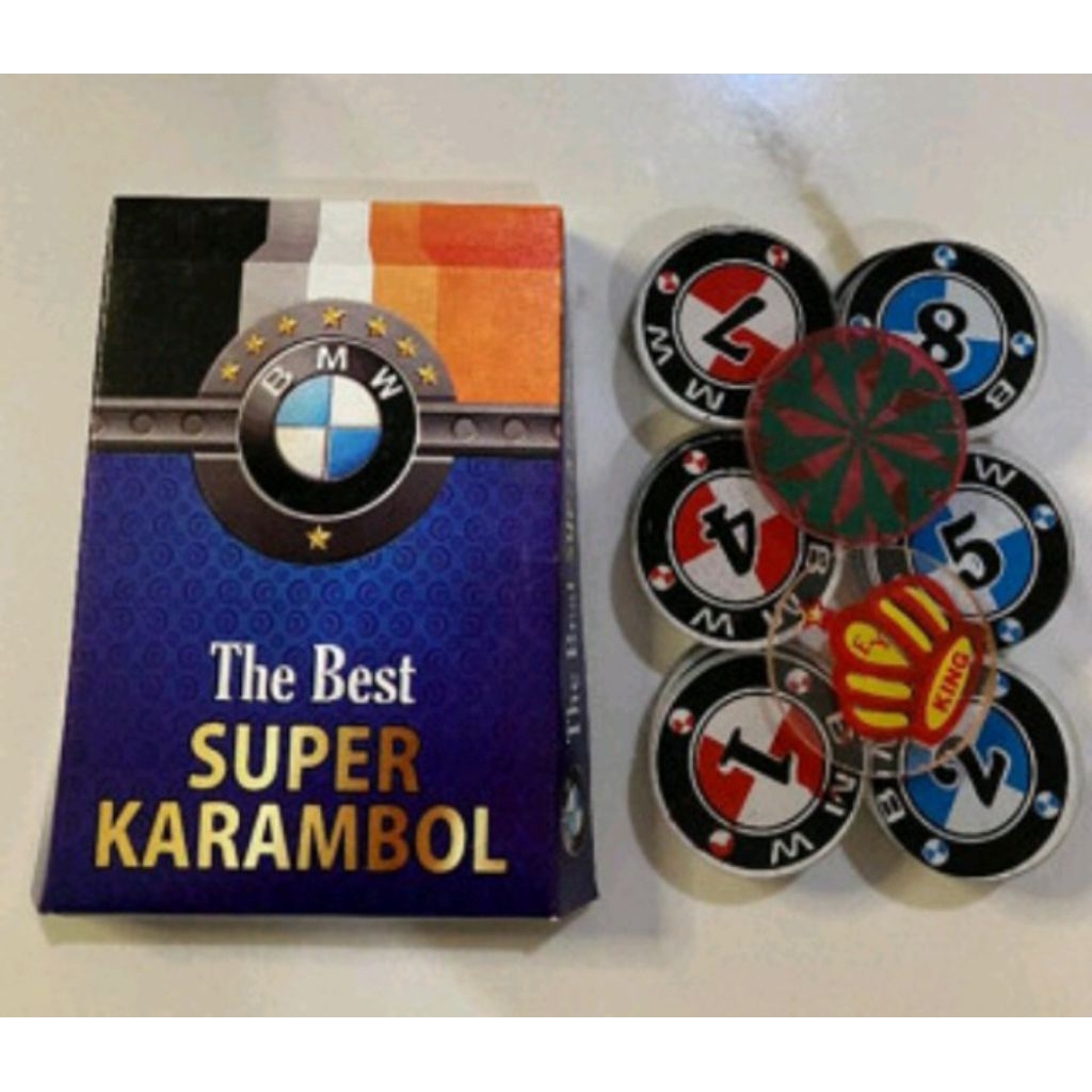 Biji Karambol Jumbo 2 Lapis Diameter 3,5 cm Tebal 5 mm