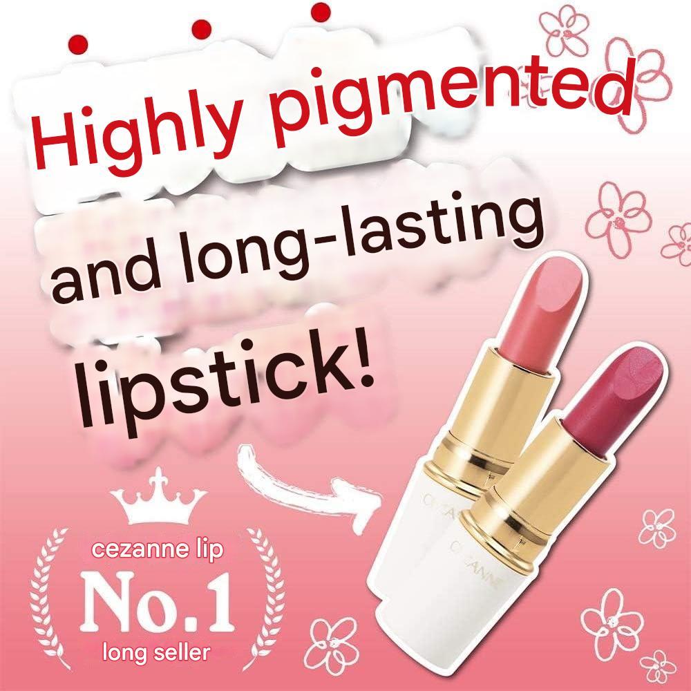 Cezanne Lasting Lip Color 407 Red Series | Lipstick | Lip Color