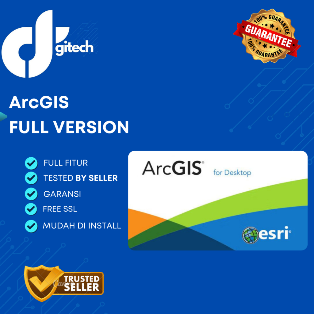 ArcGIS Desktop 10.8.2 Perangkat Lunak Analisis dan Pembuatan Peta