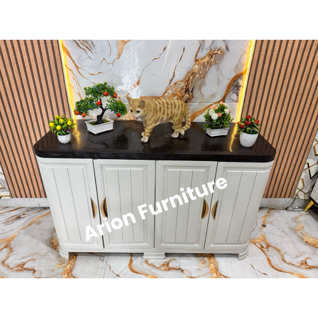 Bufet tv Capsule/ Bufet kapsul / Bufet oval plastik