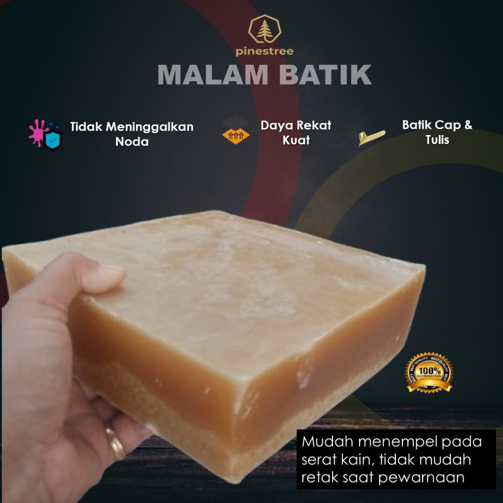 Lilin Batik, Malam untuk Batik Cap Kualitas Terjamin - 1 kg
