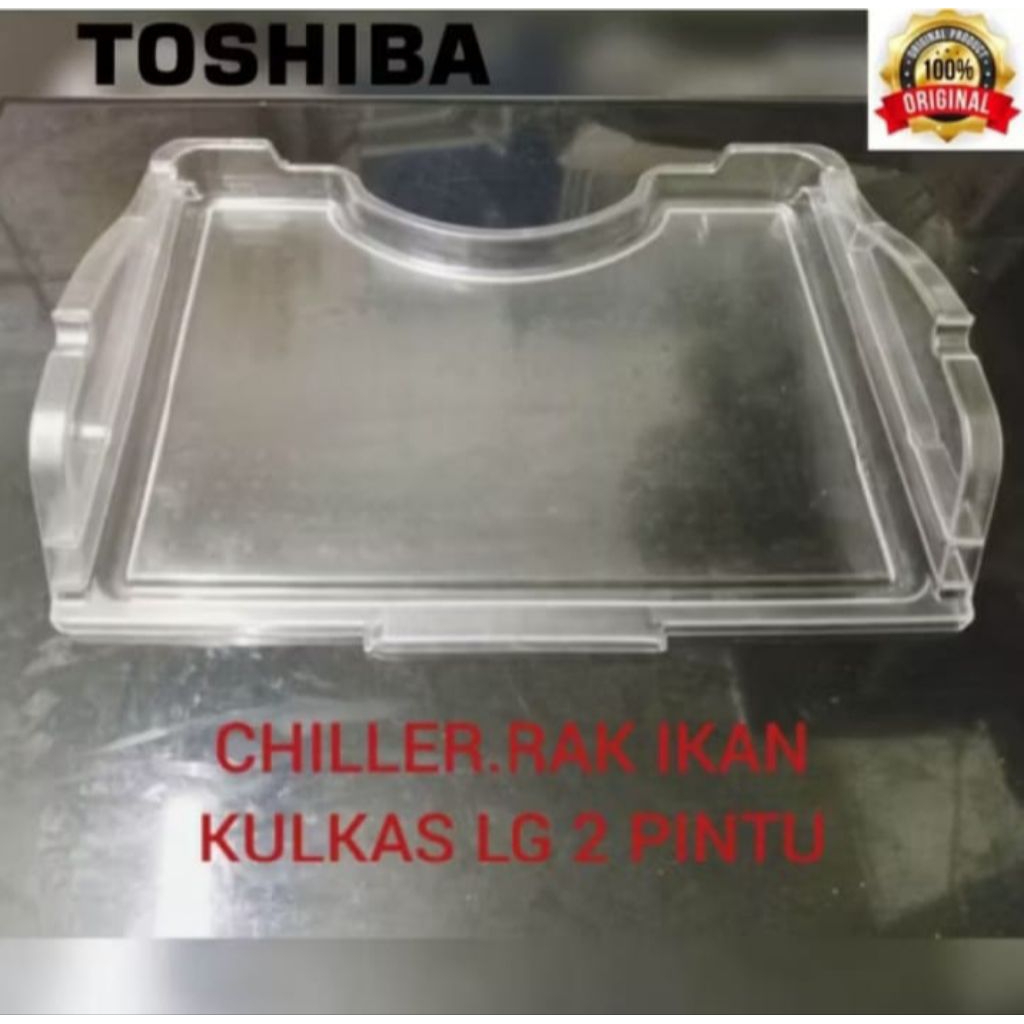 Rak chiller. rak tempat ikan atau daging kulkas LG 2 pintu