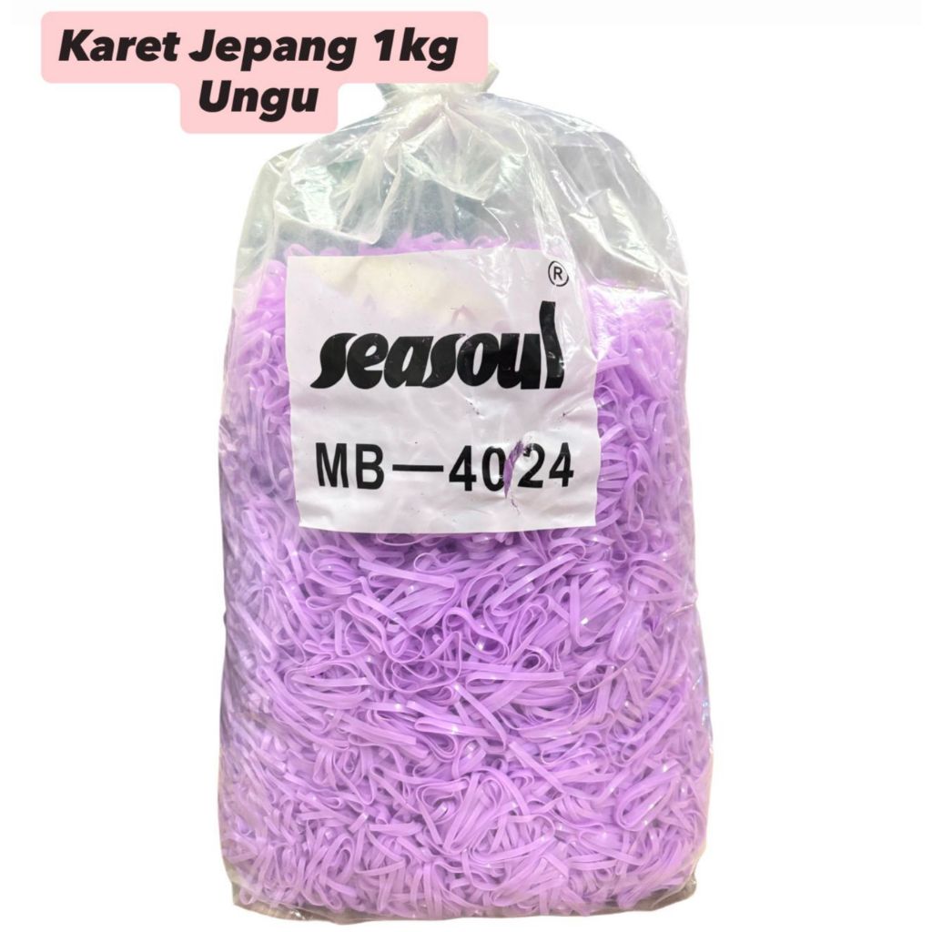 KARET JEPANG KILOAN /IKAT RAMBUT / KUNCIR RAMBUT