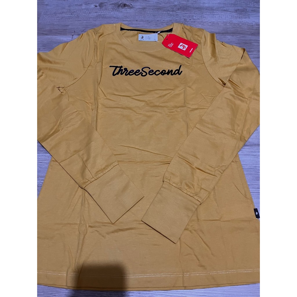 KAOS KUNING WANITA LENGAN PANJANG