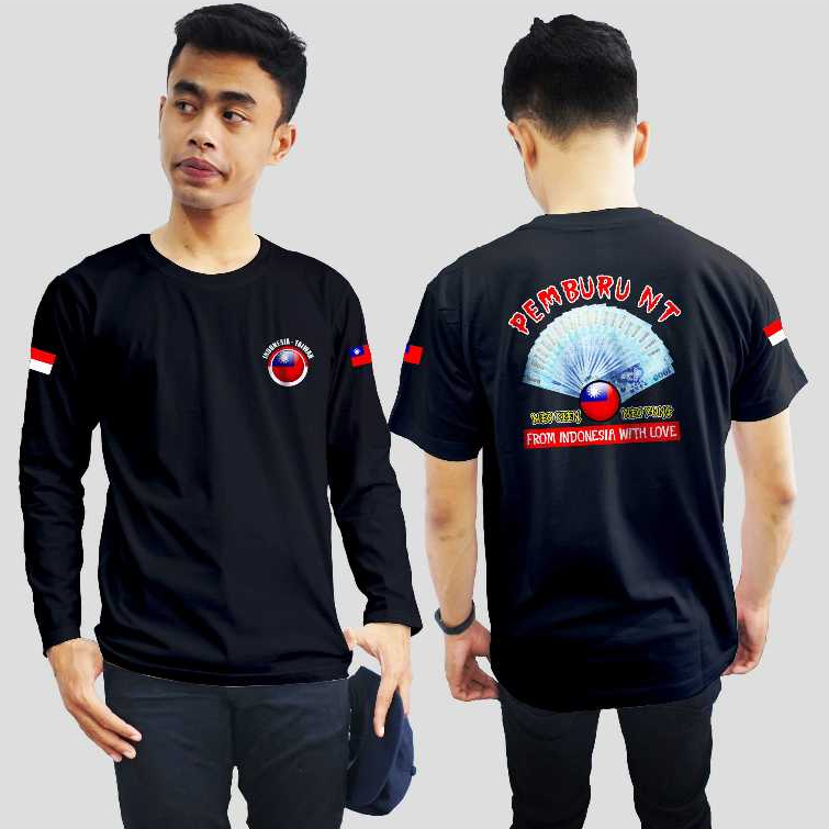 KAOS TAIWAN ANAK RANTAU BAHAN KATUN COMBED STANDAR DISTRO