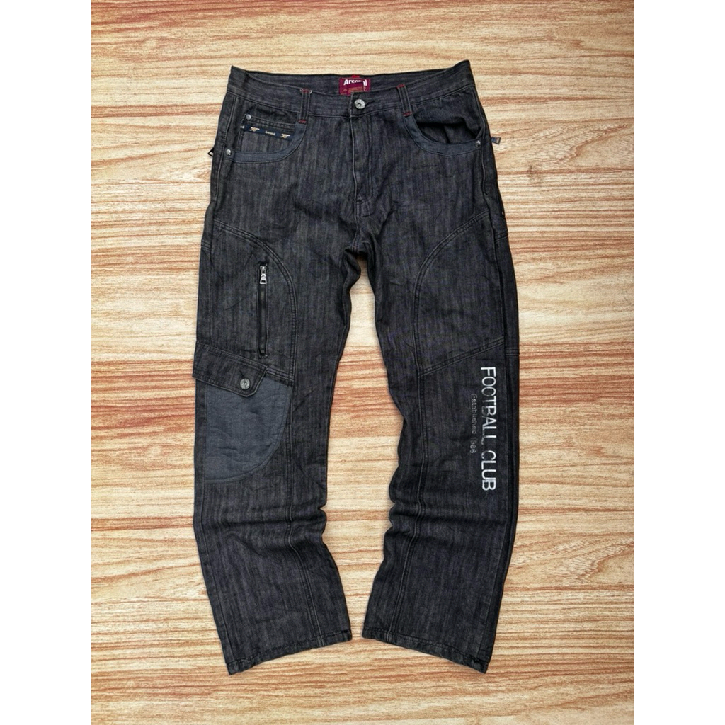 Arsenal Football Vintage Jeans Size 33/34
