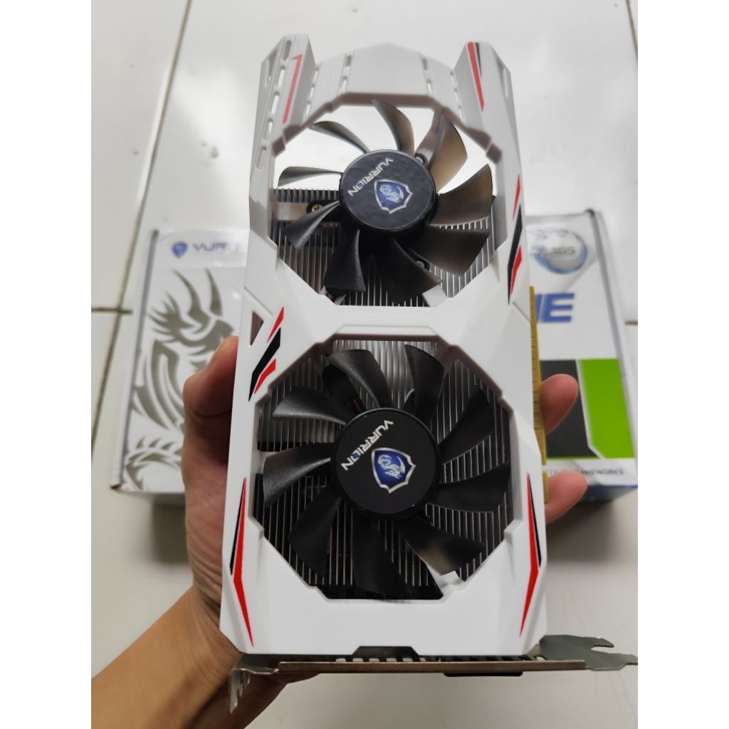 VGA vurrion gtx 1050 ti tanpa pin power like new