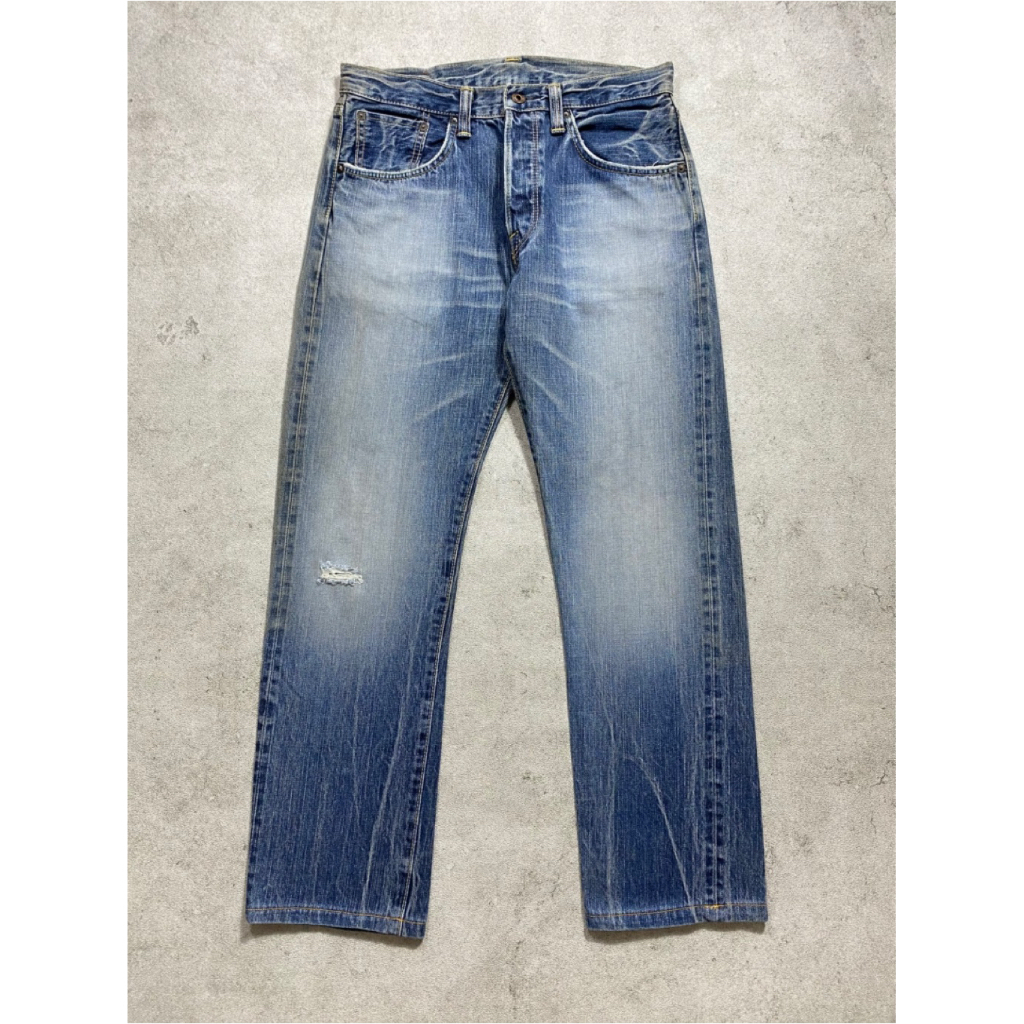Edwin 505BXX Selvedge Faded Blue Jeans