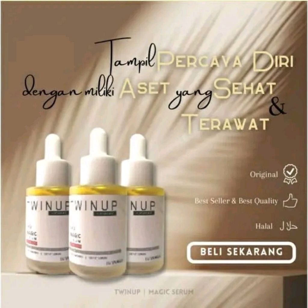 Twinup Magic Serum - Promo 1 Gratis 1 Pembesar Payudara100Ampuh Permanen Pengencang payu dara Serum 