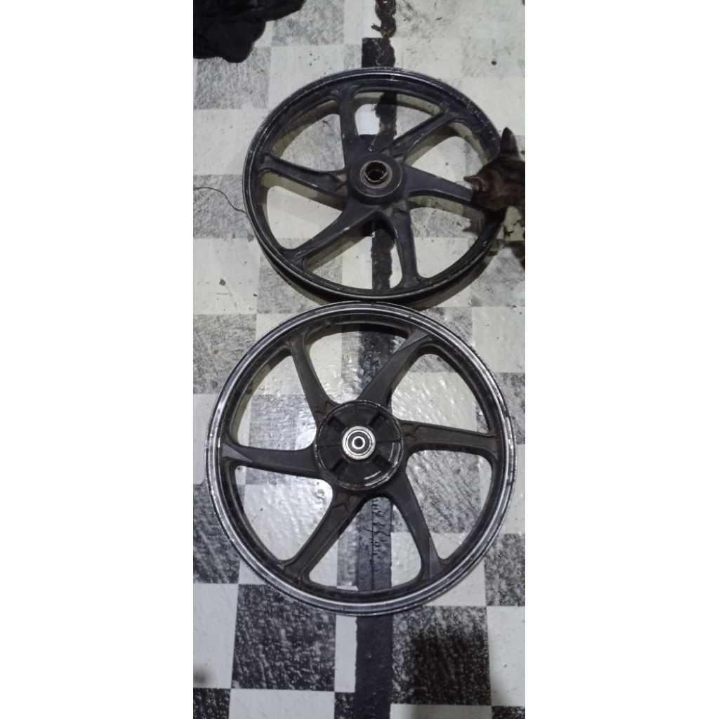 VELK VELG DEPAN BELAKANG COPY CASTWHEEL I PNP F1ZR F1Z FORCE1  ORIGINAL COPOTAN