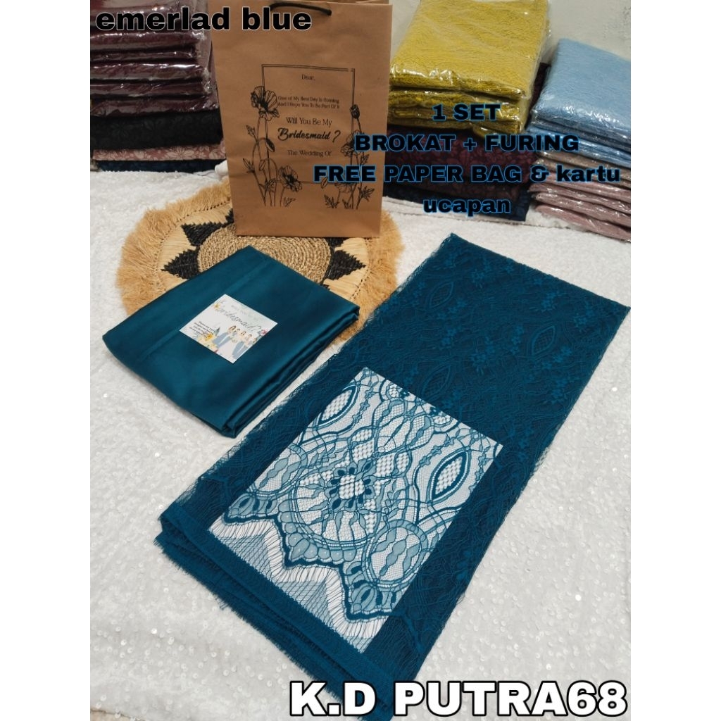 1 SET KEBAYA,paket kain Bridesmaid kebaya chantili.