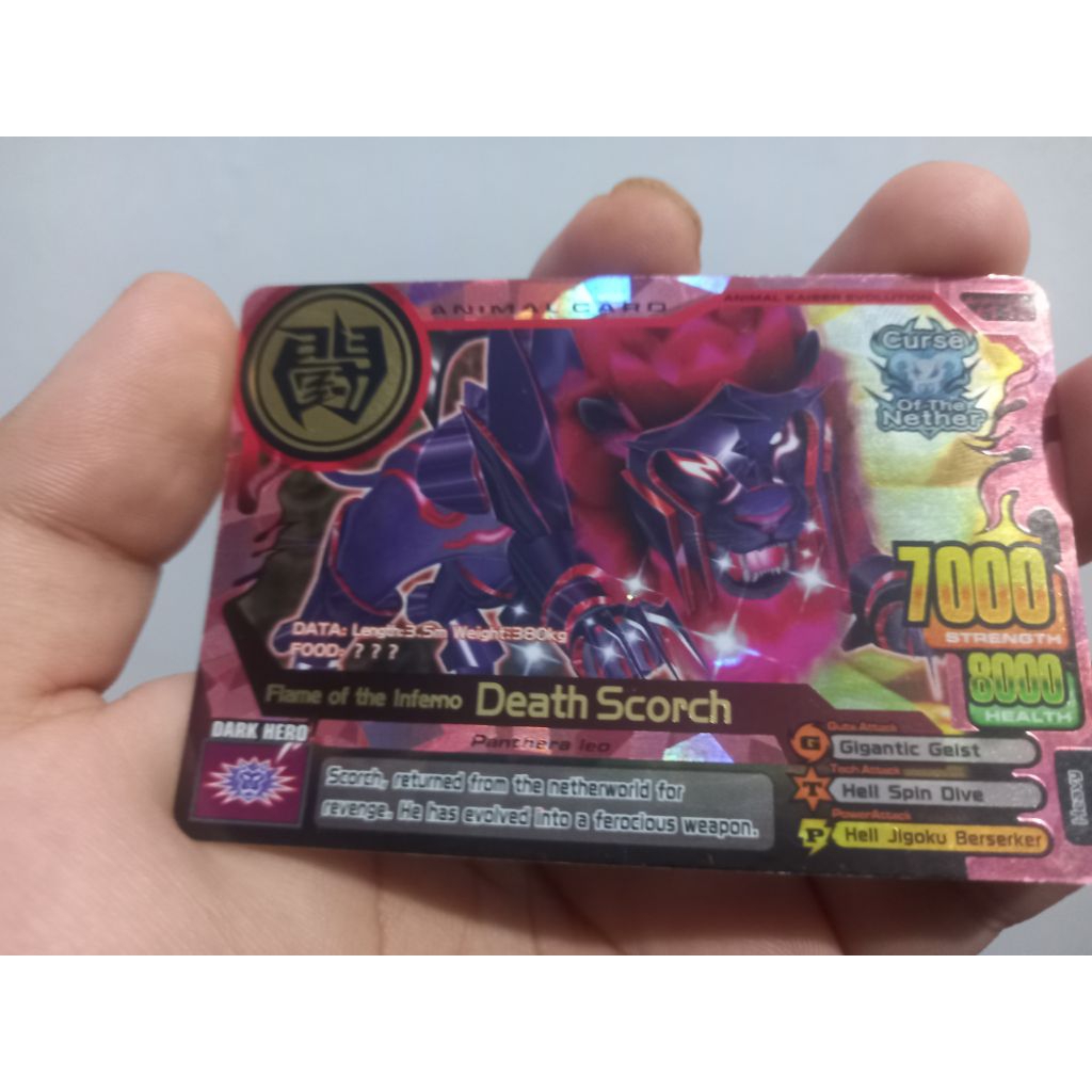 DEATH SCORCH - Kartu Animal Kaiser Death Scorch