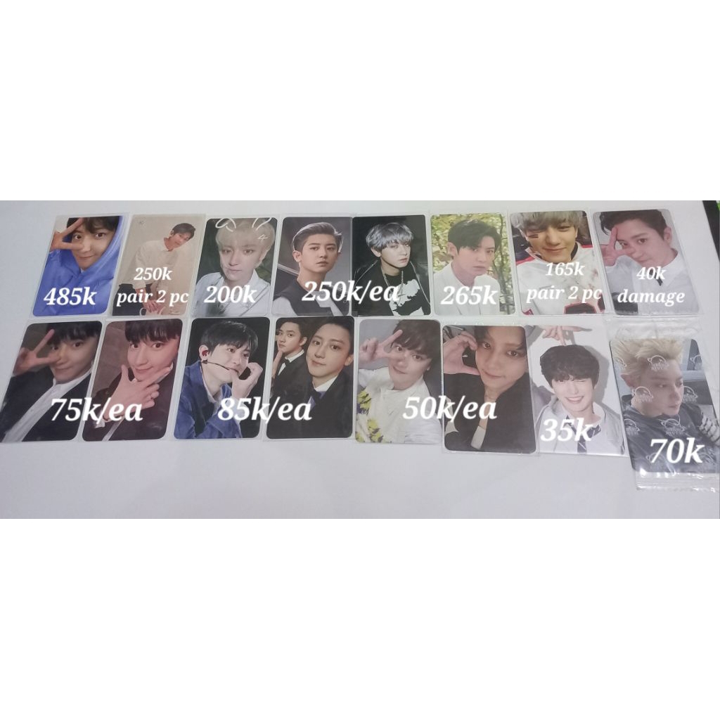[Ready Stock] Clearance Sell Photocard Exo Chanyeol Rare Official