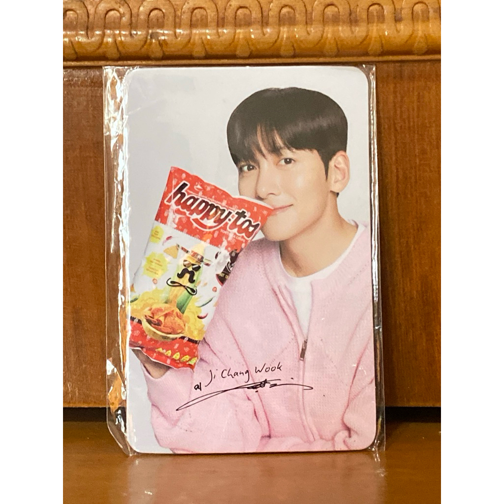 Photocard Ji Chang Wook + Barcode Happy Toss