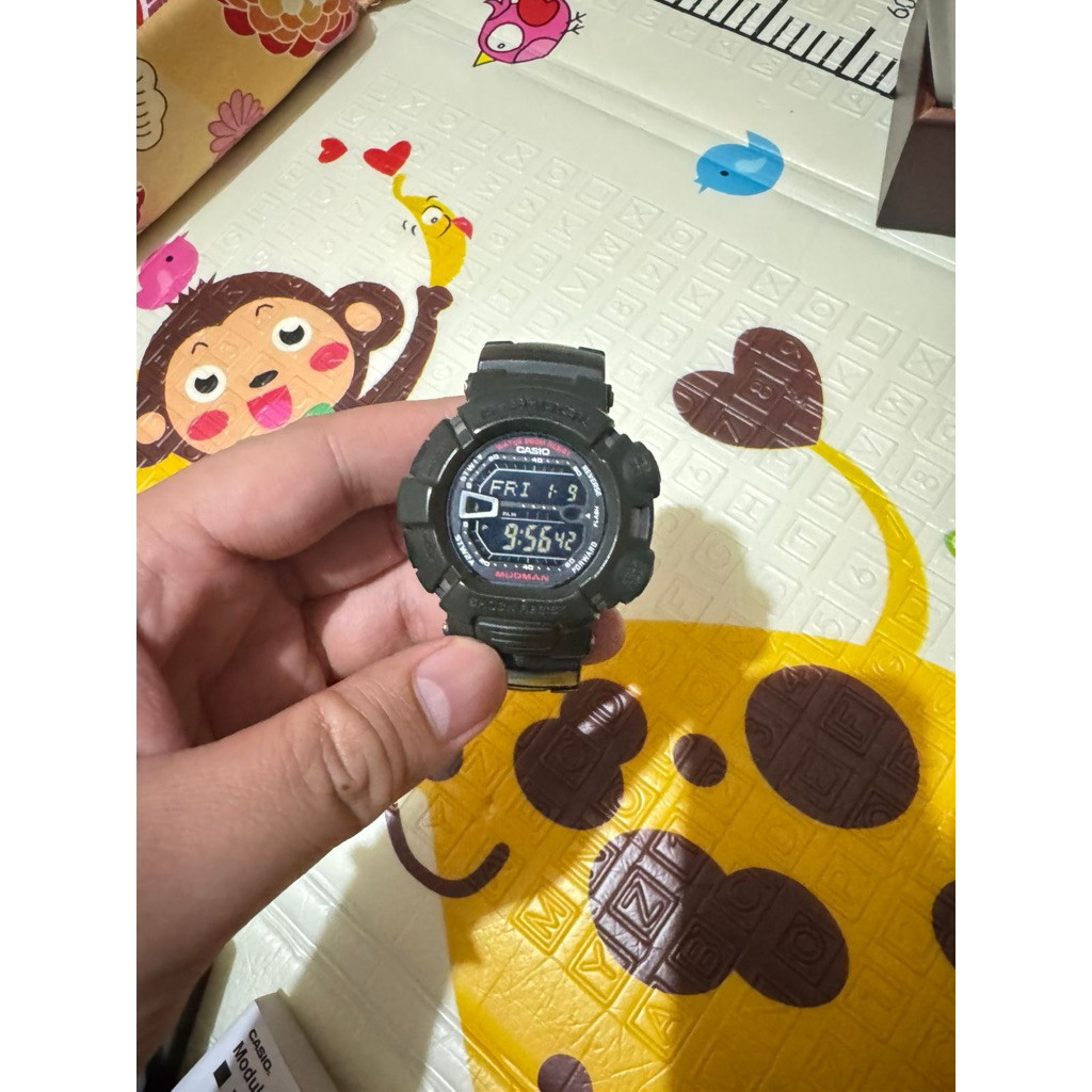jam tangan pria preloved gshock mudman second