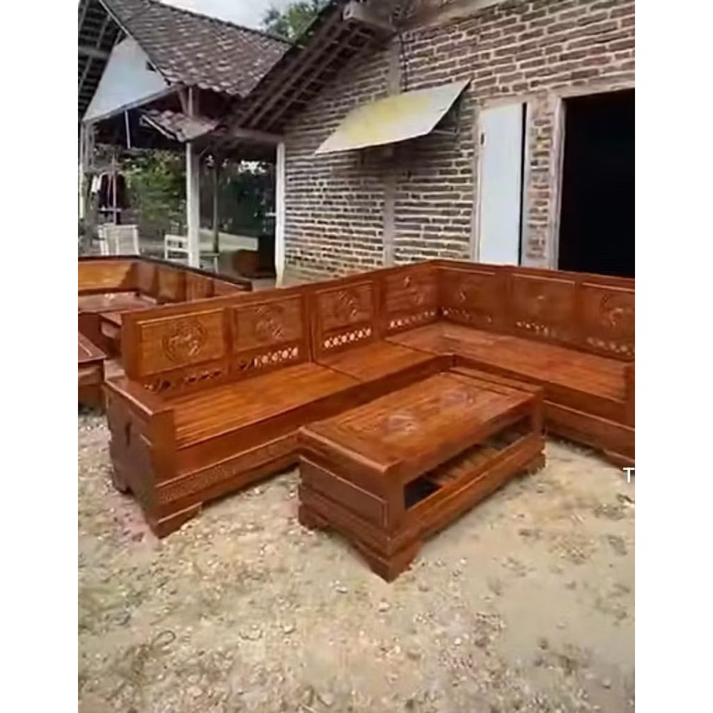 kursi sudut minimalis kursi jati jepara