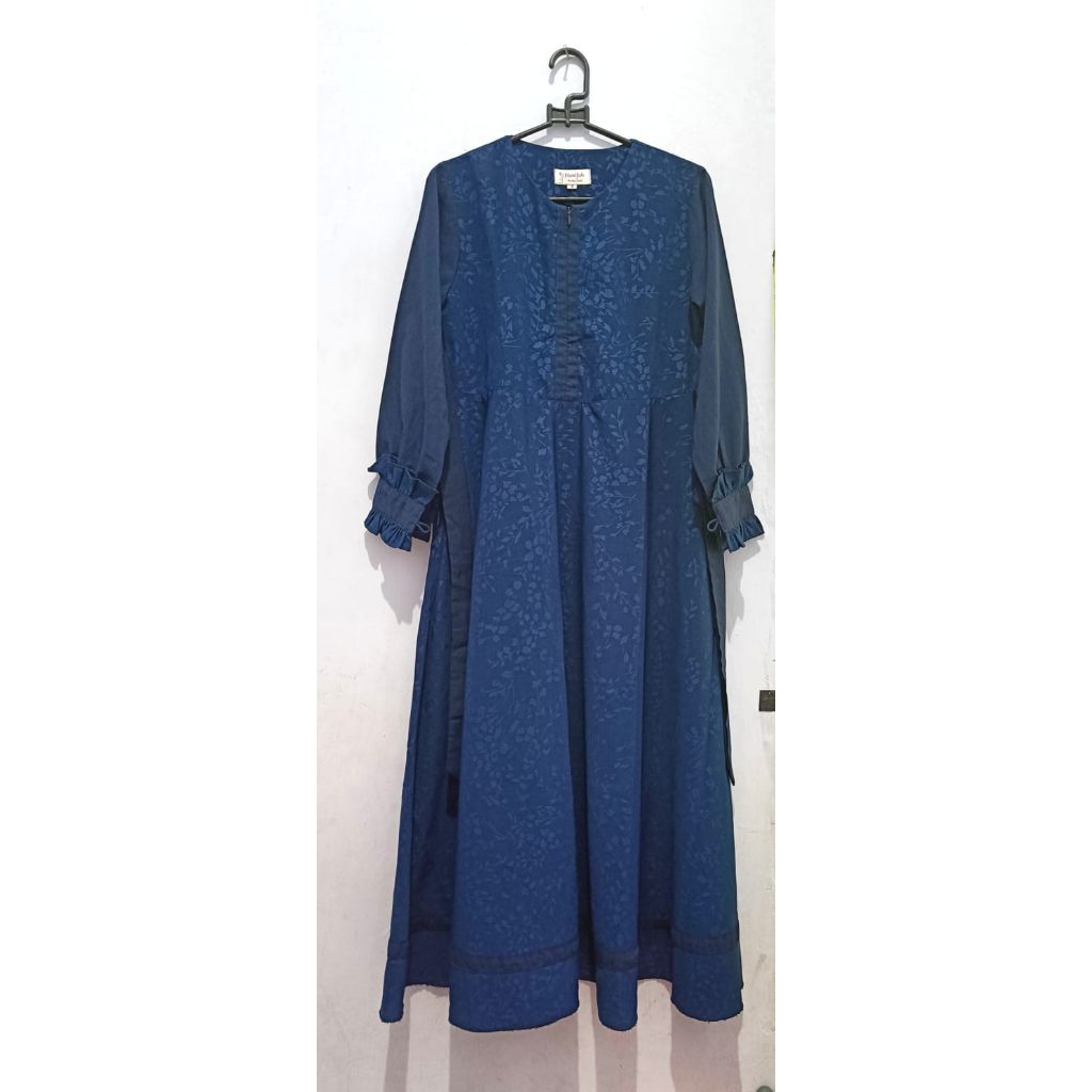 Gamis Biru Dongker | Hanifah | Preloved