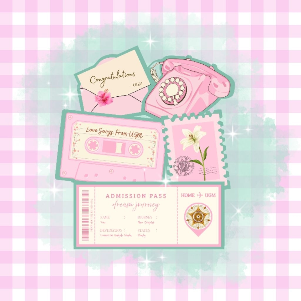 STICKER PTN STICKER LUCU MURAH STICKER UNIVERSITAS UI, ITB, UGM, UNPAD, ITS, UNAIR, UNDIP, UNS, UNY,