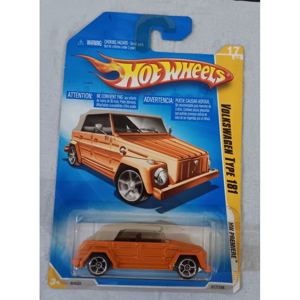 HOT WHEELS VOLKSWAGEN TYPE 181/HW PREMIERE/VW safari CAMAT