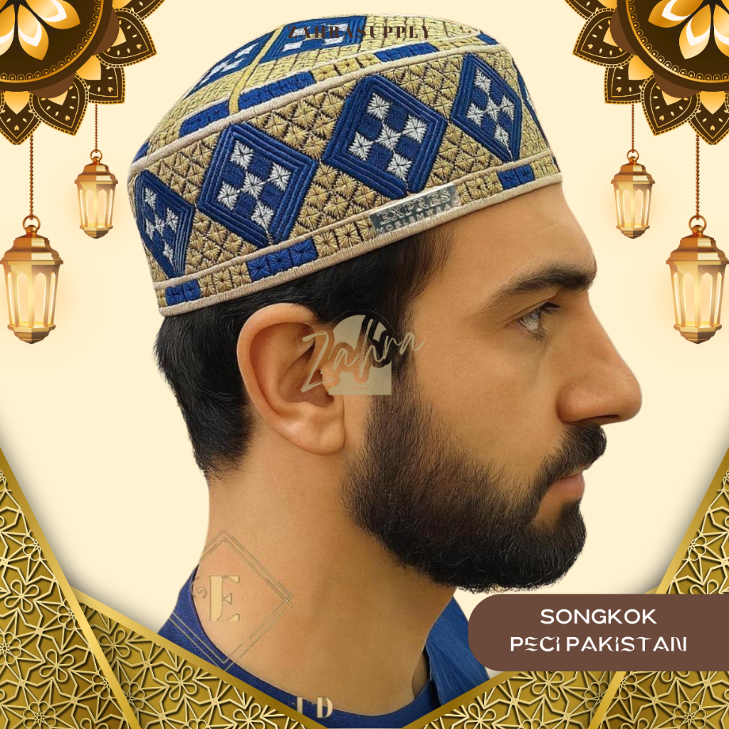 ZAHRA SUPPLY Peci Pakistan / Peci Pakistan Bordir / Peci Rajut Pakistan
