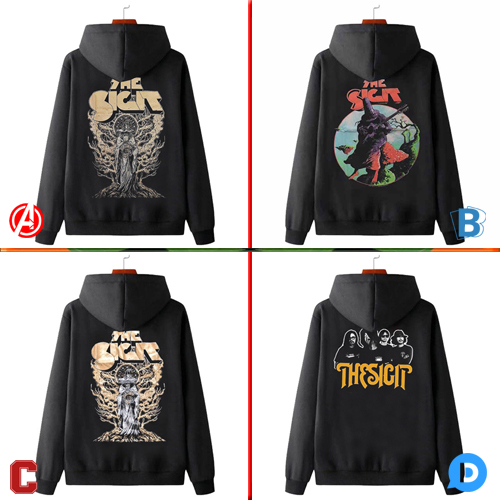 The Sigit Band Hoodie Casual Unisex Bahan Cotton Fleece [Bisa COD]