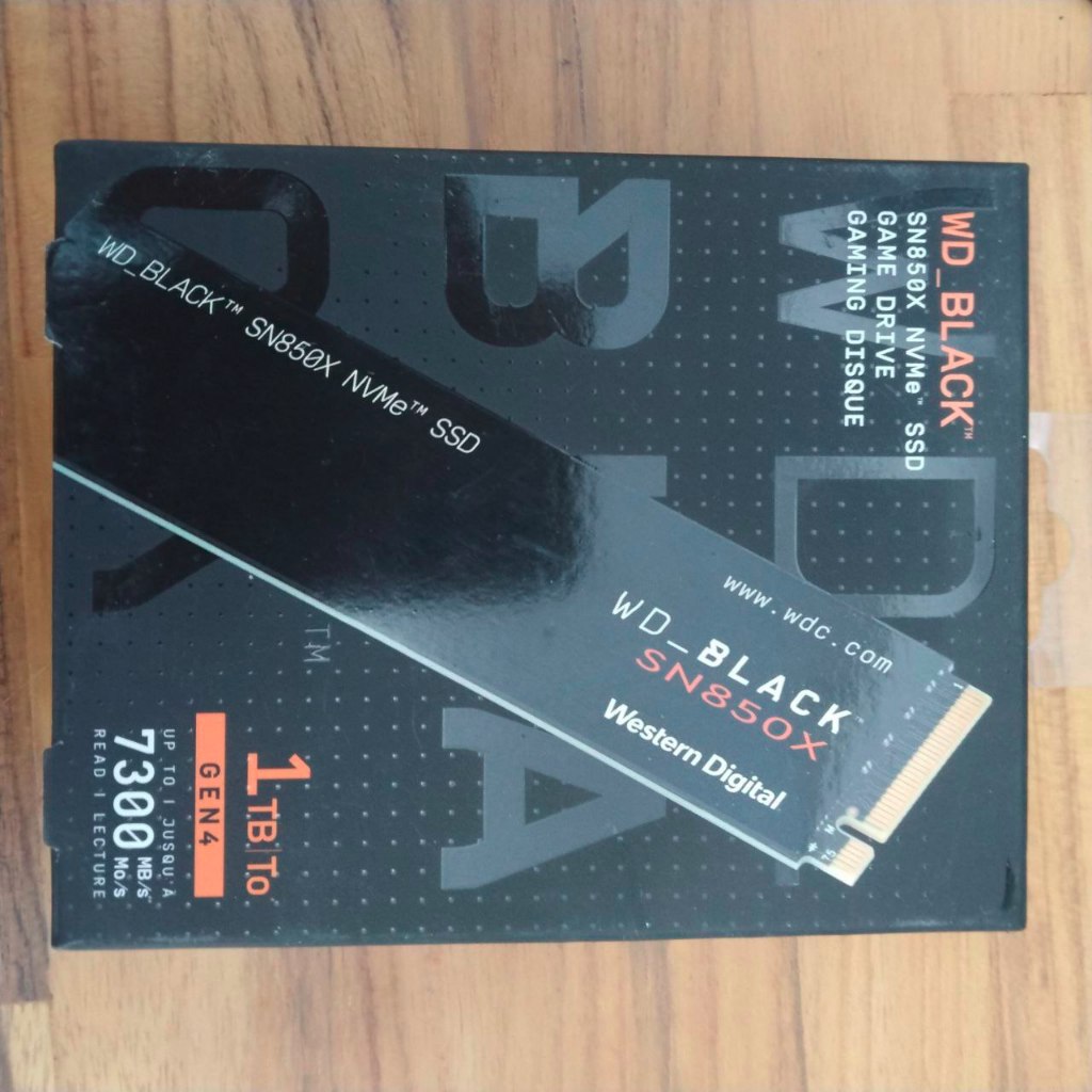 NVMe SSD 1TB WD(Western Digital) WD_BLACK SN850X