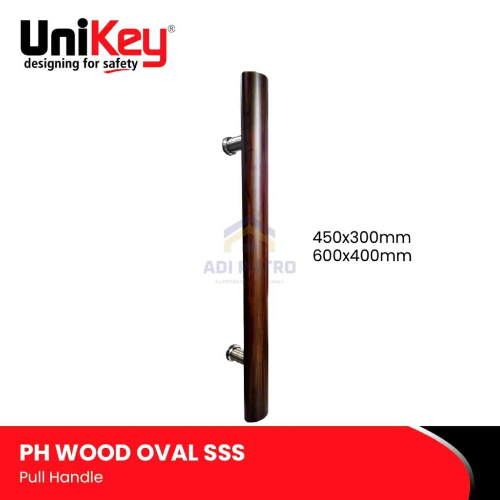 Pull Handle Pintu Kupu Tarung Unikey PH WD OVAL