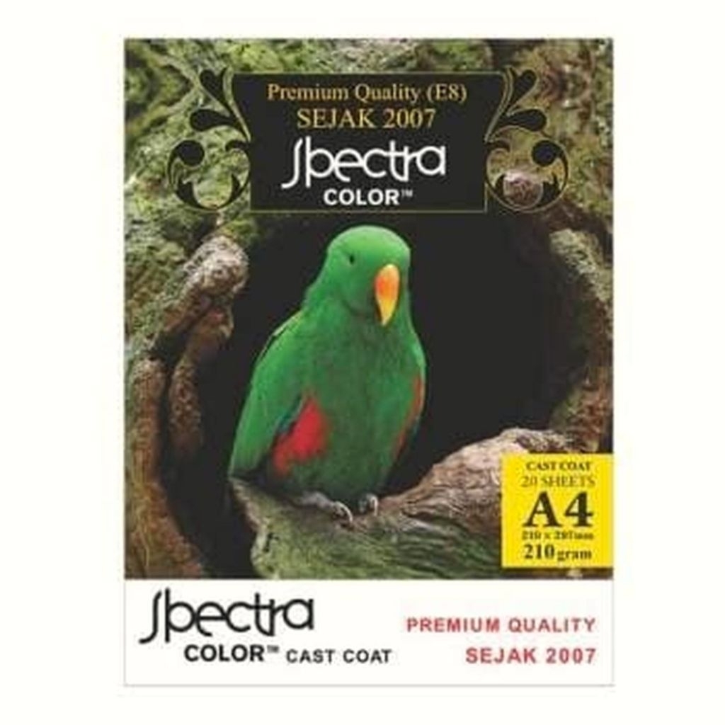 Spectra Photo Glossy A4-210Gsm | Kertas Foto Glossy 210 GSM
