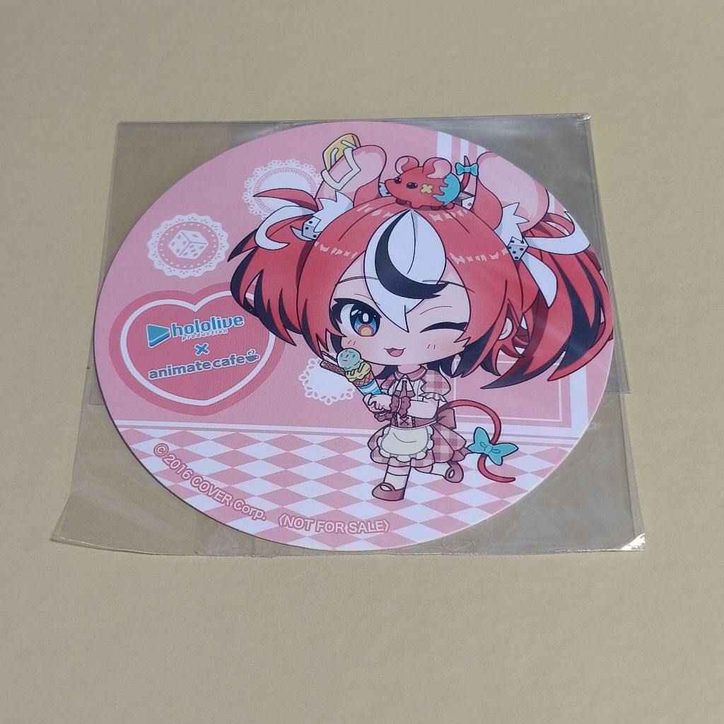 Hololive x Animate Cafe Collaboration - Hakos Baelz Coaster