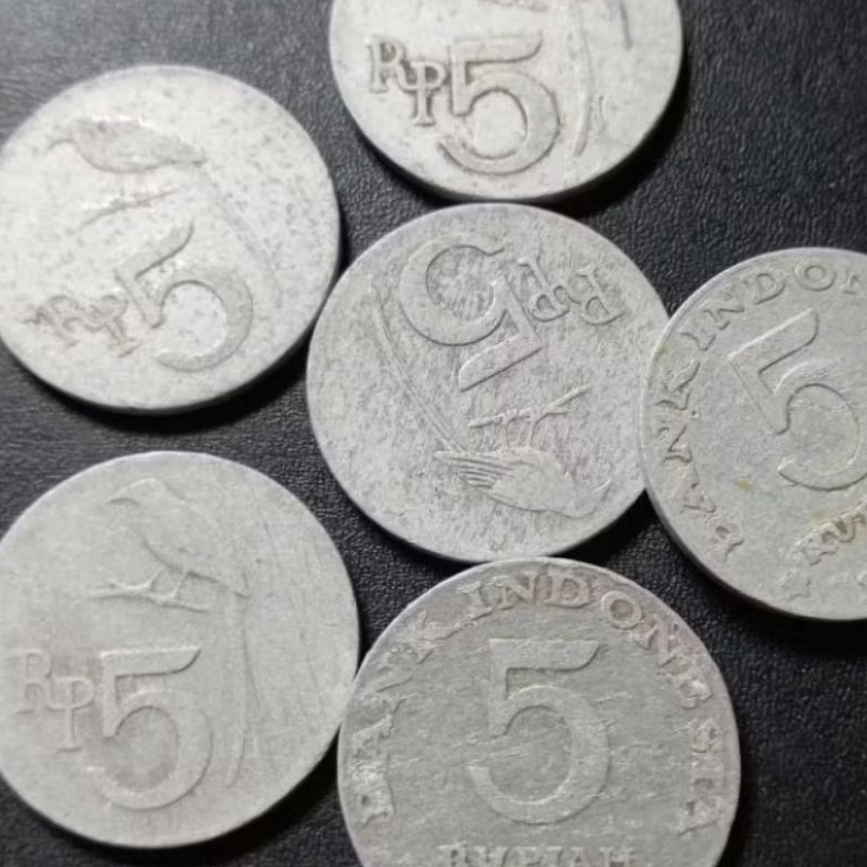 koin kuno 5 rupiah