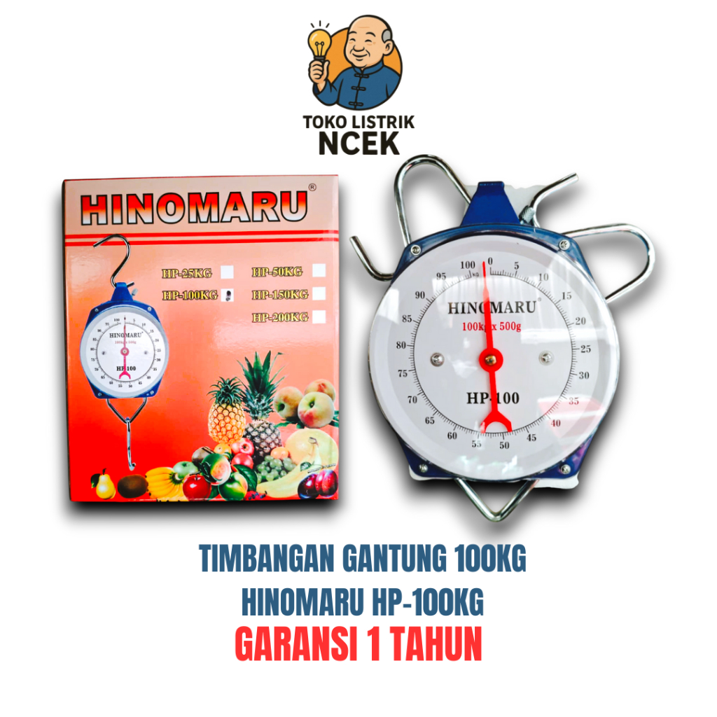 TIMBANGAN GANTUNG 100KG HINOMARU