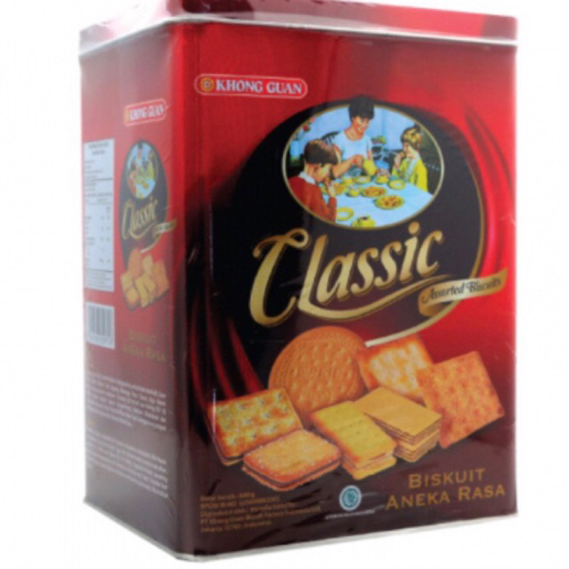 Khong guan classic kaleng Biskuit assorted