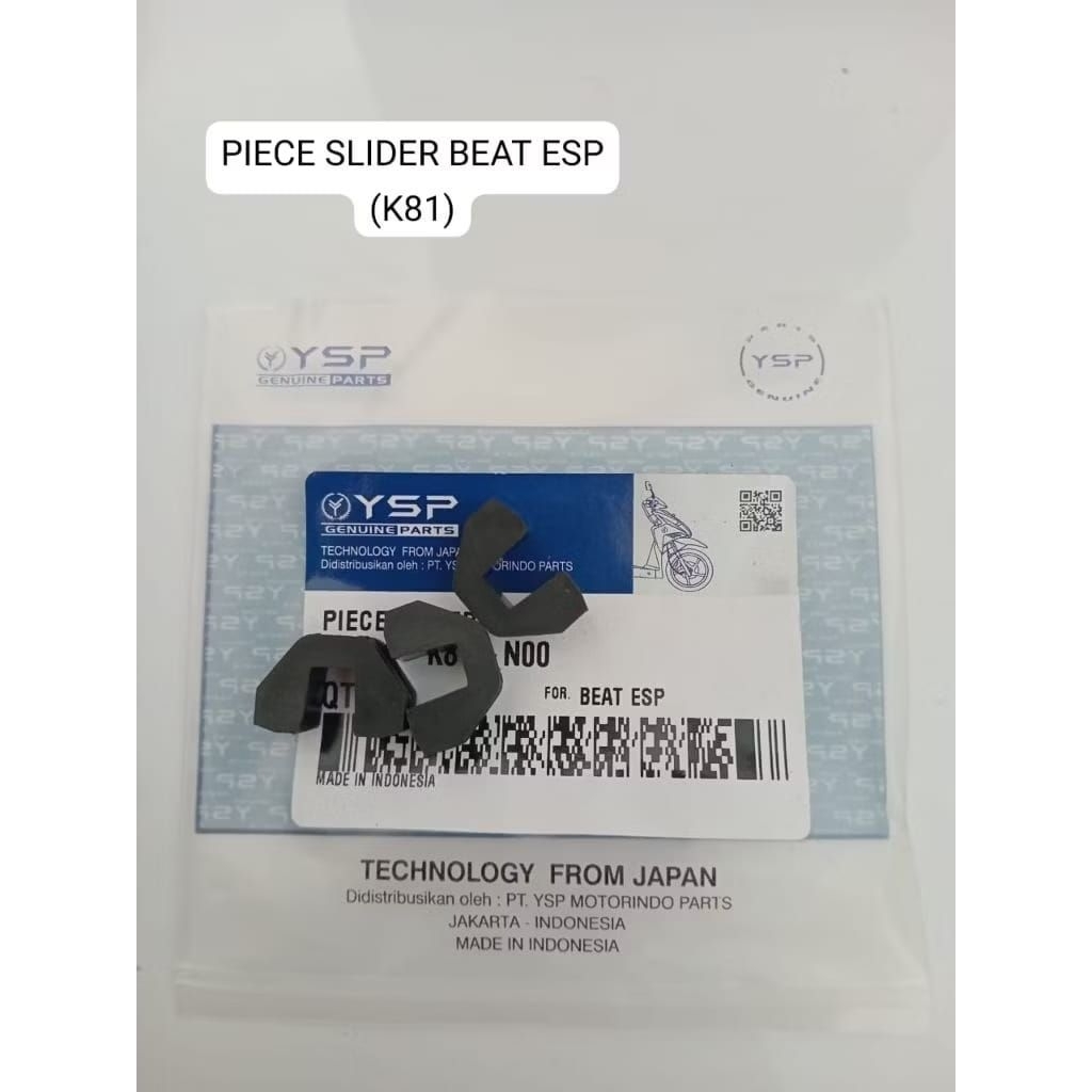 GROSIR (YSP) PIECE SLIDER BEAT KARBU / KVY (harga per10 set) / ORIGINAL YSP FCC